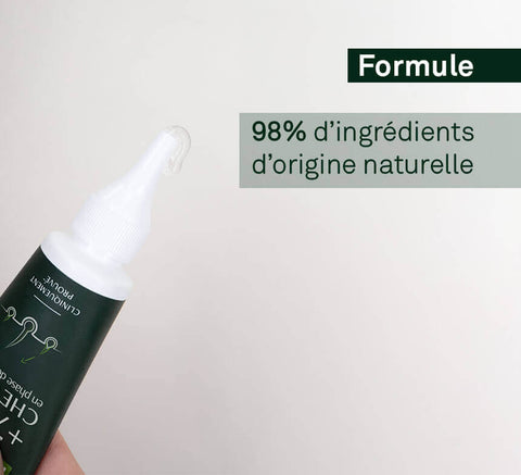98% natural‑origin formula – packaging detail.