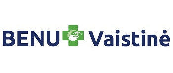 BENU Vaistine logo on a white background